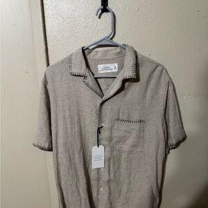 Men's Abercrombie and fitch Beige Casual Shirt